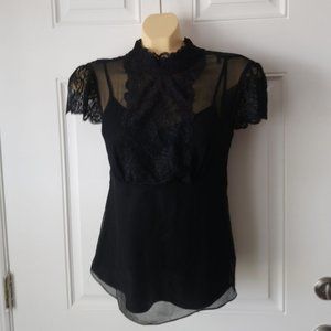 Nwt $49 THE LIMITED Black Casual Top Shirt Sz S